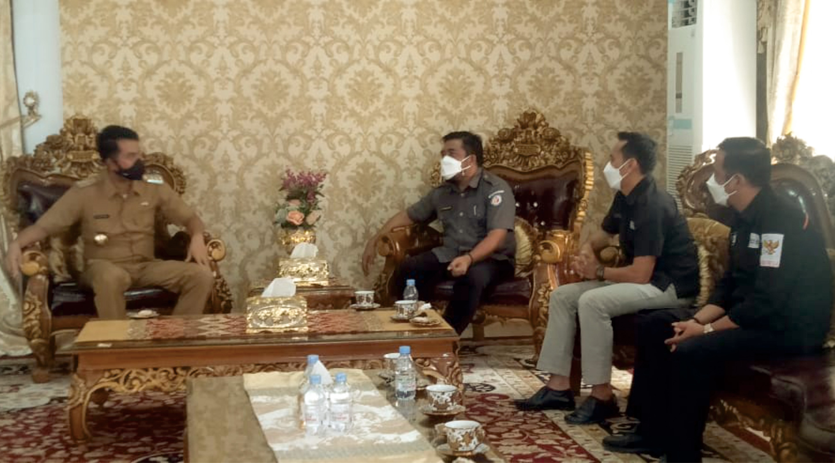 Efektifkan Pengawasan Partisipatif, Bawaslu Sinjai Temui Bupati.