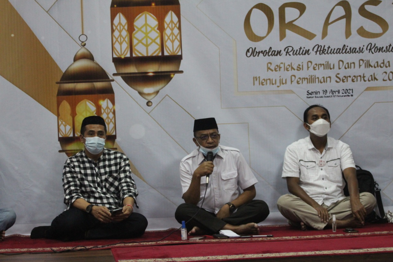 Refleksi Pemilu - Sambut Pemilu Serentak Tahun 2024, NETFID, JADI DAN BAWASLU SULSEL Gelar Orasi