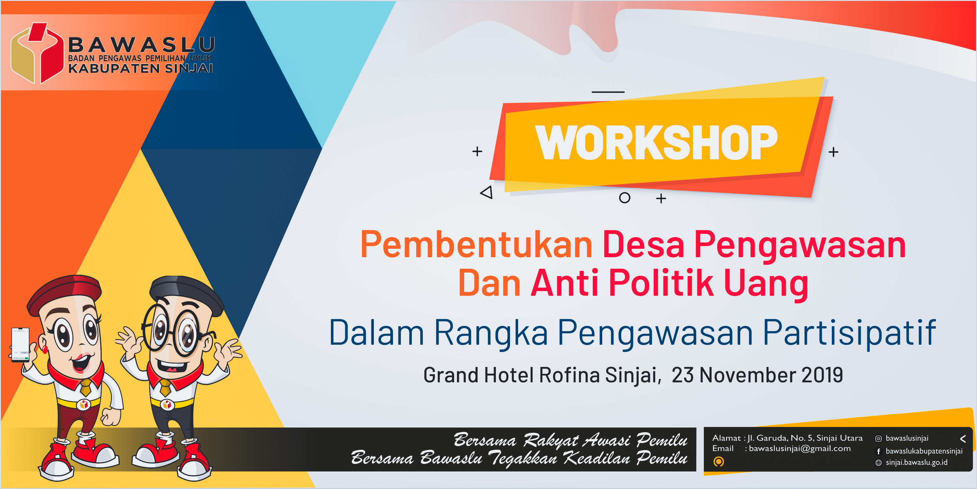 BAWASLU SINJAI ADAKAN KEGIATAN WORKSHOP