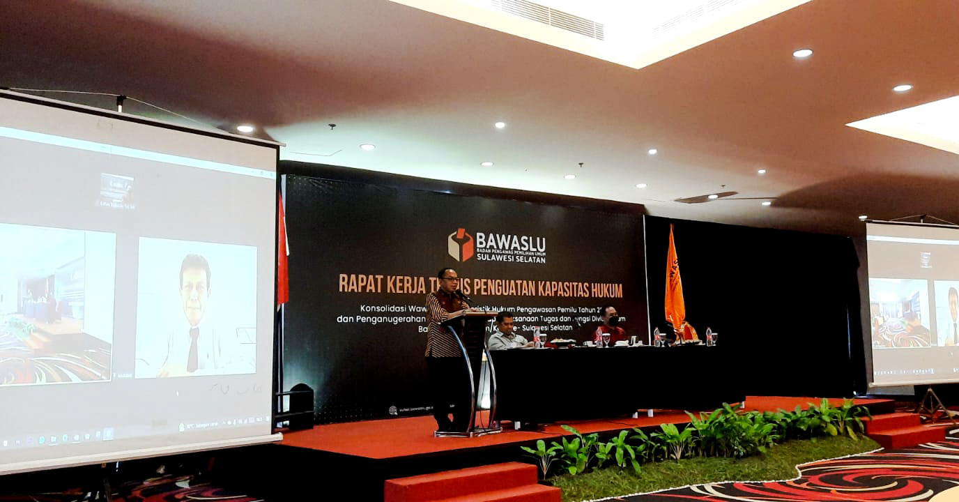 Hadiri Rakernis Penguatan Hukum, Ahmad Ismail: Jadi Pedoman Kerja Kedepan