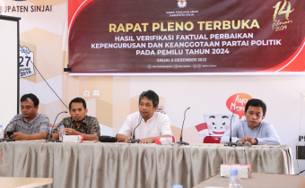 Hadiri Rapat Pleno Terbuka KPU, Bawaslu Apresiasi KPU dan Partai Politik