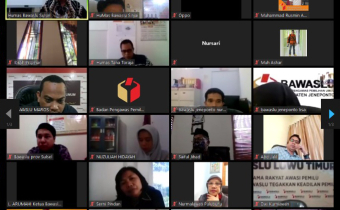 Humas Bawaslu Sinjai Antusias Ikut Pelatihan Menulis